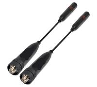 HNDRBD Antena de 150/430 MHz, SMA hembra, banda dual, alta ganancia, compatible for radios bidireccionales Kenwood for Baofeng UV-5R (todos), UV-82 y UV-K5(TC-213UV k 2Pcs)