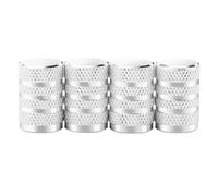 HNDRBD Tapas de válvula neumático aleación aluminio for BMW Serie 1, 2, 5, 218i, X1, F48, X5, X6, F15(Silver)