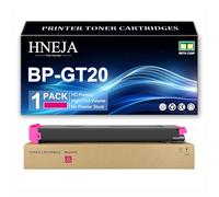 HNEJA Cartucho De Tóner BP-GT20, Cartuchos De Tóner Compatibles BP-GT20BA BP-GT20CA BP-GT20MA BP-GT20YA para Sharp BP-10C20 BP-20C20 BP-20C25 Impresoras,Magenta-1 Pack