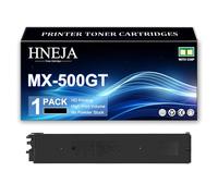 HNEJA Cartucho De Tóner MX-500GT para Sharp MX-M283N MX-M363N MX-M363U MX-M453N MX-M453U MX-M503N MX-M503U Impresora,Black-1 Pack