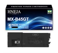 HNEJA Cartucho De Tóner MX-B45GT para Sharp MX-B350P MX-B350W MX-B355W MX-B376W MX-B450P MX-B450W MX-B455W MX-B476W Impresoras,Black-1 Pack