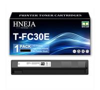 HNEJA Cartucho De Tóner T-FC30E, Cartuchos De Tóner Compatibles T-FC30EK T-FC30EC T-FC30EM T-FC30EY para Toshiba E-Studio 2051C 2050C 2551C 2550C Impresoras,Black-1 Pack