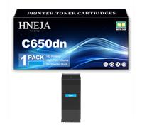 HNEJA Cartucho Tóner C650dn | 9006130 9006127 9006128 9006129 Cartuchos Tóner para OKI C650dn Impresoras,Magenta-1 Pack