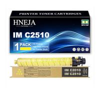 HNEJA Cartucho Tóner IM C2510, Compatible Cartuchos Tóner 842565 842566 842567 842568 para Ricoh IM C2510 IM C2010 Impresoras,Yellow-1 Pack