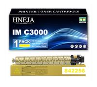 HNEJA Cartucho Tóner IM C3000, Cartuchos Tóner Compatibles 842255 842256 842257 842258 para Ricoh Aficio IM C3000 C3500 Impresoras,Yellow-1 Pack