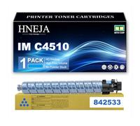 HNEJA Cartucho Tóner IM C4510, Cartuchos Tóner Compatibles 842530 842533 842532 842531 para Ricoh IM C4510 C5510 C6010 Impresoras,Cyan-1 Pack