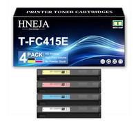 HNEJA Cartucho Tóner T-FC415E, Cartuchos Tóner Compatibles T-FC415EK T-FC415EC T-FC415EM T-FC415EY para Toshiba E-Studio 2010AC 2510AC 2515AC 3015AC 3515AC 4515AC 5015AC Impresoras,4 Colors-1 Pack