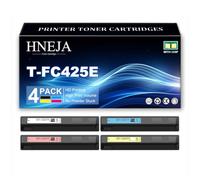 HNEJA Cartucho Tóner T-FC425E para Toshiba E-Studio 2020AC 2520AC 2525AC 3025AC 3525AC Impresoras, T-FC425E-K T-FC425E-C T-FC425E-M T-FC425E-Y Cartuchos Tóner Repuesto,4 Colors-1 Pack