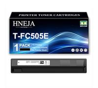 HNEJA Cartucho Tóner T-FC505E, Cartuchos Tóner Compatibles T-FC505EK T-FC505EC T-FC505EM T-FC505EY para Toshiba E-Studio 2000A 2500AC 2505AC 3005AC 3505AC 4505AC 5005AC Impresoras,Black-1 Pack