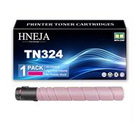 HNEJA Cartucho Tóner TN324, Cartuchos Tóner Compatibles TN324K TN324C TN324M TN324Y para Konica Minolta Bizhub C258 C308 C368 Impresoras,Magenta-1 Pack