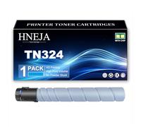 HNEJA Cartucho Tóner TN324, Cartuchos Tóner Compatibles TN324K TN324C TN324M TN324Y para Konica Minolta Bizhub C258 C308 C368 Impresoras,Cyan-1 Pack