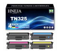 HNEJA Cartucho Tóner TN325 | para Brother MFC-9460CDN MFC-9465CDN MFC-9560CDW MFC-9970CDW HL-4140CN HL-4150CDN DCP-9055CDN DCP-9270CDN,4 Colors-1 Pack