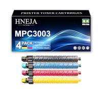 HNEJA Cartuchos Tóner Compatibles para Ricoh MP C3003 C3503 C4503 C5503 C6003 C3004 C3504 C4504 C5504 C6004 Impresora, 841813 841814 841815 841816 Cartucho Tóner Repuesto,4 Colors-1 Pack