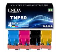 HNEJA Cartuchos Tóner TNP50 K/C/M/Y para Konica Minolta Bizhub C3100P Impresora, Reemplazo Cartucho Tóner A0X5154 A0X5454 A0X5354 A0X5254,4 Colors-1 Pack