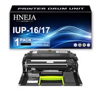 HNEJA Reemplazo Unidad Tambor IUP-16 IUP-17, Unidad Imagen Compatible A63X03V A63X03W para Konica Minolta Bizhub 3300P 3301P 4000P 4700P Impresoras,Black-1 Pack