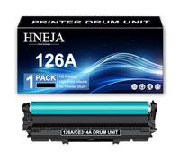 HNEJA Unidad De Tambor 126A, Compatible Unidad Imagen CE314A para HP CP1025 CP1025nw M175 M175a M175nw M275 M275NW M176N M177FW Impresoras,Black-1 Pack
