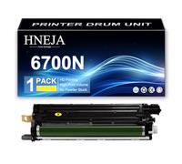 HNEJA Unidad De Tambor 6700N, Compatible 108R00974 108R00971 108R00972 108R00973 Unidad Imagen para Xerox Phaser 6700DN 6700DT 6700DX 6700N Impresoras,Yellow-1 Pack