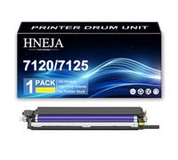 HNEJA Unidad De Tambor 7120, Unidad Imagen Compatible 013R00657 013R00658 013R00659 013R00660 para Xerox WorkCentre 7120 7125 7220 7225 Impresora,Yellow-1 Pack