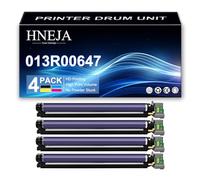 HNEJA Unidad De Tambor 7425 7428 7435, Compatible Unidad Imagen 013R00647 para Xerox WorkCentre 7425 7428 7435 Impresora,4 Colors-1 Pack