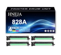 HNEJA Unidad De Tambor 828A, Compatible CF358A CF359A CF364A CF365A Unidad Imagen para HP M855dn M855xh M880z Impresoras,4 Colors-1 Pack