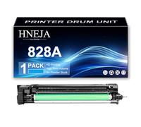 HNEJA Unidad De Tambor 828A, Compatible CF358A CF359A CF364A CF365A Unidad Imagen para HP M855dn M855xh M880z Impresoras,Cyan-1 Pack