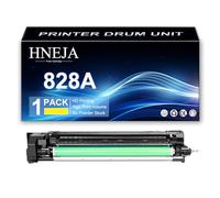 HNEJA Unidad De Tambor 828A, Compatible CF358A CF359A CF364A CF365A Unidad Imagen para HP M855dn M855xh M880z Impresoras,Yellow-1 Pack