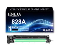 HNEJA Unidad De Tambor 828A, Compatible CF358A CF359A CF364A CF365A Unidad Imagen para HP M855dn M855xh M880z Impresoras,Black-1 Pack