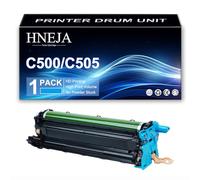 HNEJA Unidad De Tambor C500 C505, Compatible 108R01484 108R01481 108R01482 108R01483 Unidad Imagen para Xerox VersaLink C500 C500DN C500N C500DT C505 C505S C505X C505DN Impresoras,Cyan-1 Pack