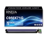 HNEJA Unidad De Tambor C950X71G, Unidad De Imagen Compatible C950X73G para Lexmark C950 C950de X950 X950de X952 X952dte X954 X954dhe Impresoras,Cyan-1 Pack