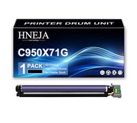 HNEJA Unidad De Tambor C950X71G, Unidad De Imagen Compatible C950X73G para Lexmark C950 C950de X950 X950de X952 X952dte X954 X954dhe Impresoras,Black-1 Pack
