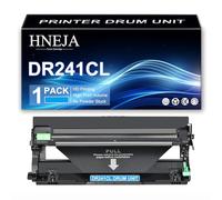 HNEJA Unidad De Tambor DR241CL para Brother HL-3140 HL-3140W HL-3150CDW HL-3170CDW MFC-9330CDW MFC-9140CDN MFC-9340CDW DCP-9020CDW Impresoras,Cyan-1 Pack