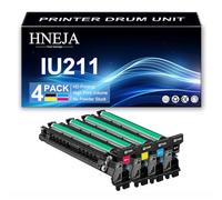 HNEJA Unidad De Tambor IU211, Unidad De Imagen Compatible IU211K IU211C IU211M IU211Y para Konica Minolta Bizhub C200 C203 C253 Impresoras,4 Colors-1 Pack