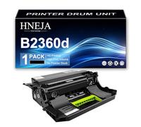 HNEJA Unidad Imagen 331-9811 331-9810 para DELL B2360d B2360dn B3460dn B3460dnf B3465dn S2830dn Impresora, Unidad Tambor Compatible KVK63 | Alto Rendimiento | 60 000 Páginas,Black-1 Pack