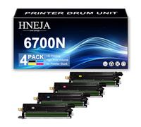 HNEJA Unidad Imagen Compatible para Xerox Phaser 6700DN 6700DT 6700DX 6700N Impresoras, 108R00974 108R00971 108R00972 108R00973 Unidad Tambor | Alto Rendimiento | 50000 Páginas,4 Colors-1 Pack