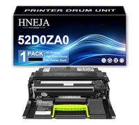 HNEJA Unidad Tambor 52D0ZA0 para Lexmark MS710dn MS711dn MS810de MS810dn MS810dtn MS810n MS811dn MS811dtn MS811n MS812de MS812dn MS812dtn MS817n MX710de MX812dfe MX812dme Impresoras,Black-1 Pack