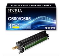 HNEJA Unidad Tambor C600 C605, Unidad Imagen Compatible 108R01488 108R01485 108R01486 108R01487 para Xerox VersaLink C600DN C600DT C600DX C600DXF C600 C605X C605XF C605XP Impresoras,Yellow-1 Pack