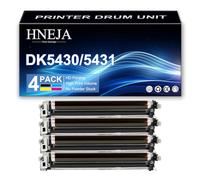 HNEJA Unidad Tambor DK-5430 DK-5431, Compatible 30C0A93010 30C0A93020 Unidad Imagen para Kyocera ECOSYS MA2100cfx MA2100cwfx PA2100cx PA2100cwx Impresoras,4 Colors-1 Pack