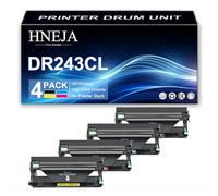 HNEJA Unidad Tambor DR243CL para Brother MFC-L3710CW MFC-L3730CDN MFC-L3750CDW MFC-L3770CDW HL-L3270CDW DCP-L3510CDW DCP-L3550CDW Impresoras | Alto Rendimiento | 18000 Páginas,4 Colors-1 Pack