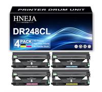 HNEJA Unidad Tambor DR248CL para Brother HL-L3240CDW HL-L8230CDW HL-L8240CDW DCP-L3515CDW DCP-L3520CDW DCP-L3560CDW HL-L3215CW HL-L3220CW HL-L3220CWE MFC-L3740CDW Impresoras,4 Colors-1 Pack