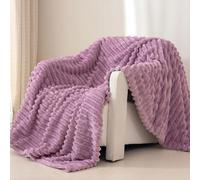HNGKGJBL Manta con Peso de Forro Polar para Adultos, TamañO Queen, Mantas con Peso de Sherpa Suave para Dormir Y Relajarse, Manta Pesada Y Afelpada para La Cama Y El Sofá(C Taro Purple,200 * 230cm)
