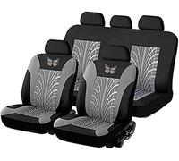 HNHPY Fundas Asientos Coche para Toyota Corolla 2019 2020 2021 2022 2023 2024 2025, Cómodo y Transpirable Set Completo Protector Cubre Asientos Delanteros Y Traseros Fundas,B-Grey
