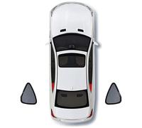 HNJDM Coche Ventanas Laterales Parasoles para Audi A3 Hatchback 8P 2003-2012,Solar Visera Sombrilla Cortinillas Boquear Los Rayos UV Protección Privacidad Accesorios,E
