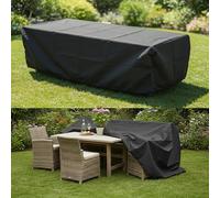 HNKDKJ Fundas Mesas Exteriores para Terraza Funda para Mueble Jardin 190x65x40cm/LxWxH Impermeable y a prueba de polvo Funda para Muebles De Patio Al Aire Libre con material Oxford 420D