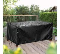 HNKDKJ Fundas Muebles Exterior Funda Mesa Jardin 220x55x35cm/Largo x Ancho x Alto Rectangular Funda Protección para Muebles de Exterior de Tela Oxford 420D, Impermeable, Resistente a los Rayos UV