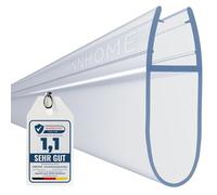 HNNHOME Goma Mampara Ducha 4-6mm Cristal Hueco Hasta 18mm, Recto Curvado