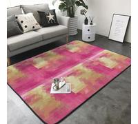 Hnnkloy Arte Abstracto Moderno de Rombos geométricos, Alfombra Grande Antideslizante para Sala de Estar o Dormitorio, 208 x 148 cm.