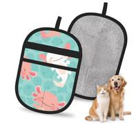 Hnnkloy Bebé ajolote Kawaii Lindo, Paquete de 2 Guantes para Eliminar el Pelo de Mascotas, Guantes de Aseo antiestáticos para Perros y Gatos.