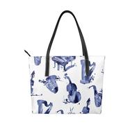 Hnnkloy Blues Saxofón Piano Violonchelo Bajo,Bolso de mano de piel sintética, bolso tote de gran capacidad, bolso de hombro para mujer, ideal para el trabajo y los viajes.