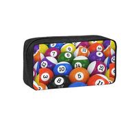 Hnnkloy Bola de Billar,Estuche de lápices de Gran Capacidad, portátil, para bolígrafos, Bolsa de papelería para la Escuela y la Oficina.