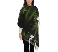 Hnnkloy Border Collie Stone Sweet Brown Perros Mascotas,Bufanda grande de cachemira sintética para mujer, chal ligero con borlas, 197 x 72 cm